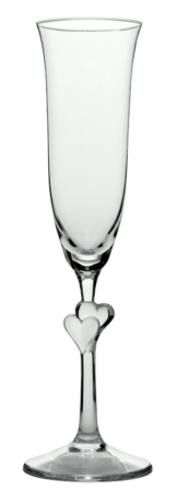 Champagnerglas satiniert L'Amour 2er-Set